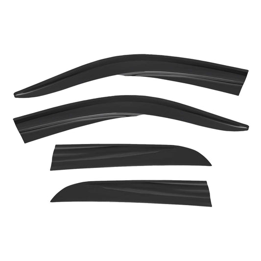 4x Windabweiser Regenabweiser für Citroen Xsara 1997-2006 Acryl Dunkel