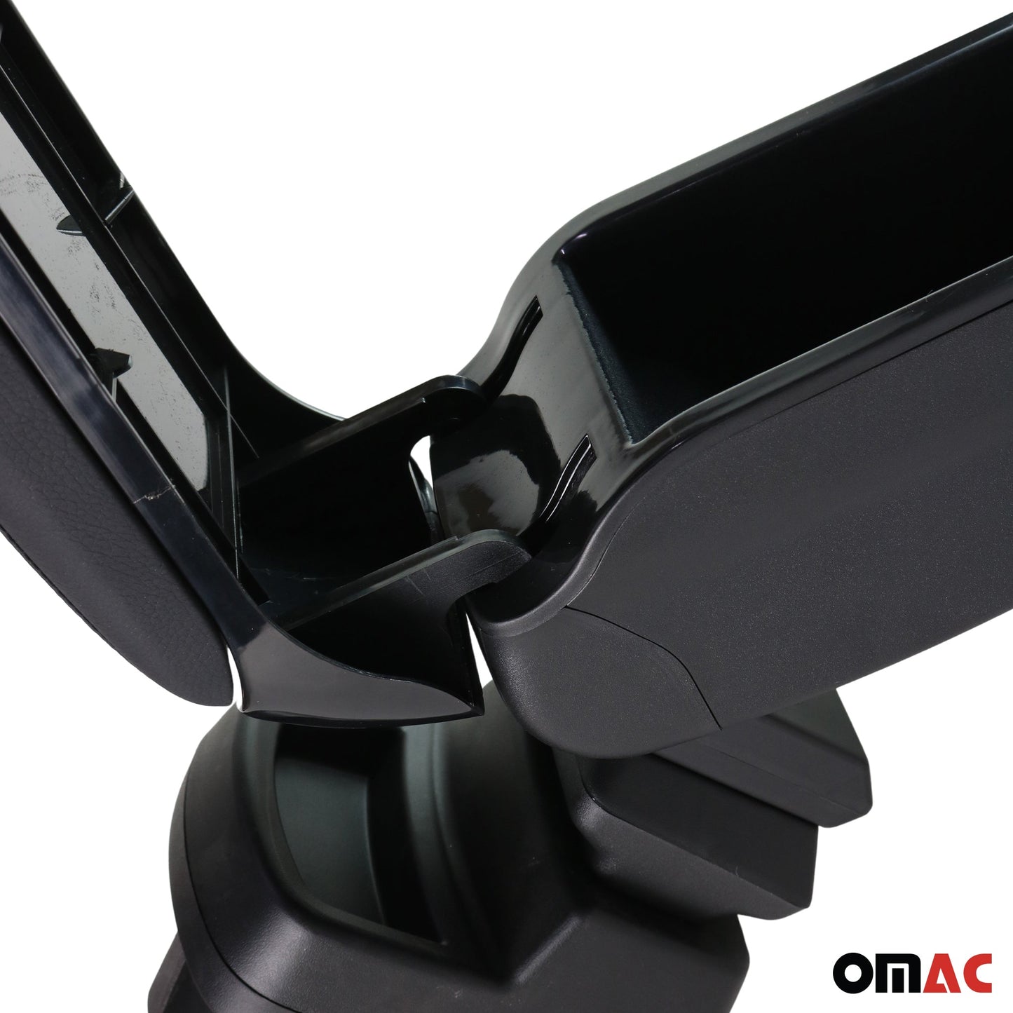 Armlehne Mittelarmlehne für Opel Corsa F 2019-2025 PU-Leder ABS Schwarz