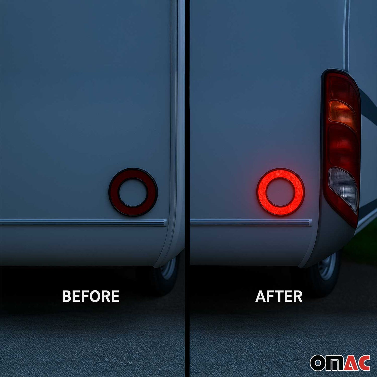 HELLA Rückstrahler Beleuchtung 8RA 008 405-001 Hinten Links, Hinten Rechts 98mm