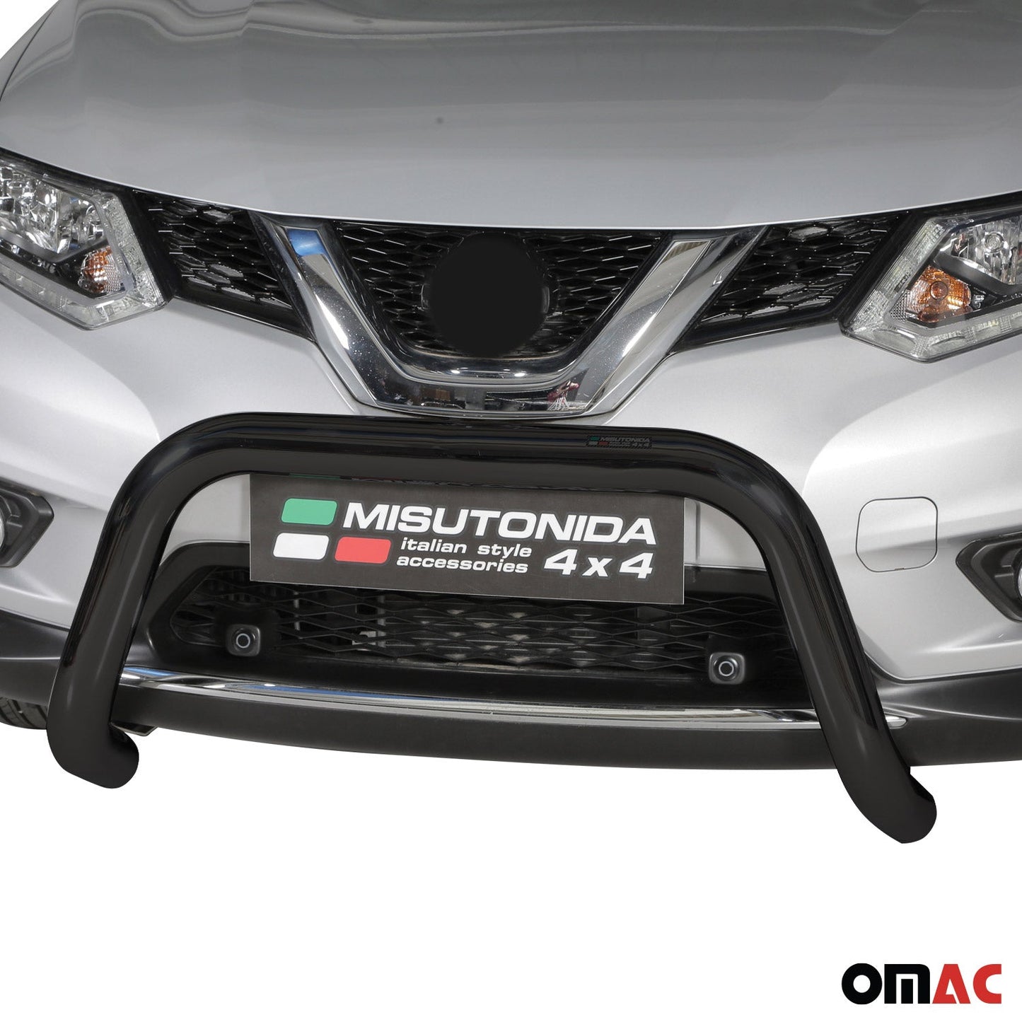 Bară de protecție/buton față pentru Nissan X-Trail 2015-2017, ø76mm, oțel, negru
