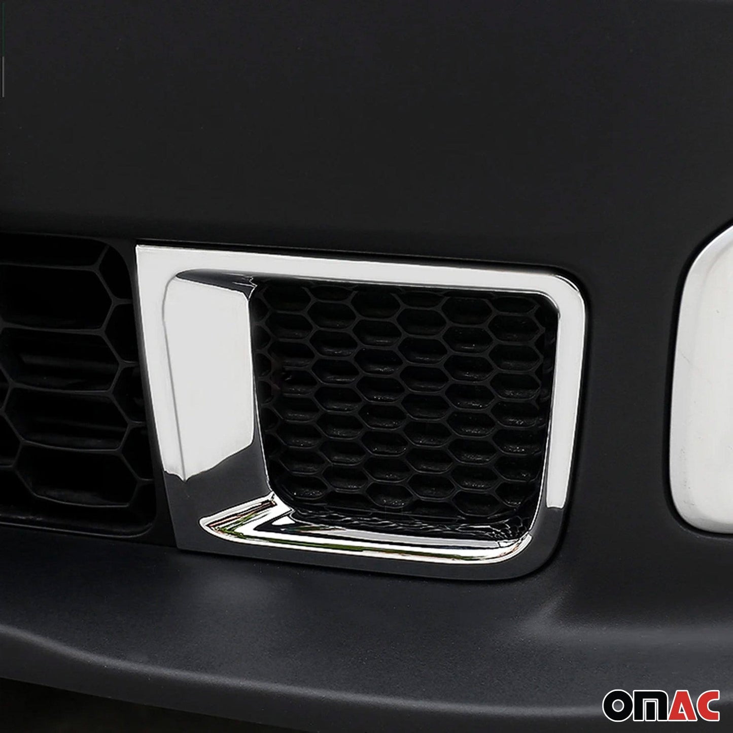Kühlergrill Leisten Grillleisten für Jeep Renegade 2014-2019 Chrom ABS Silber 2x