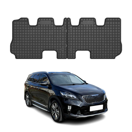 2014-2020 Kia Sorento Fußmatten TPE Schwarz 2 tlg