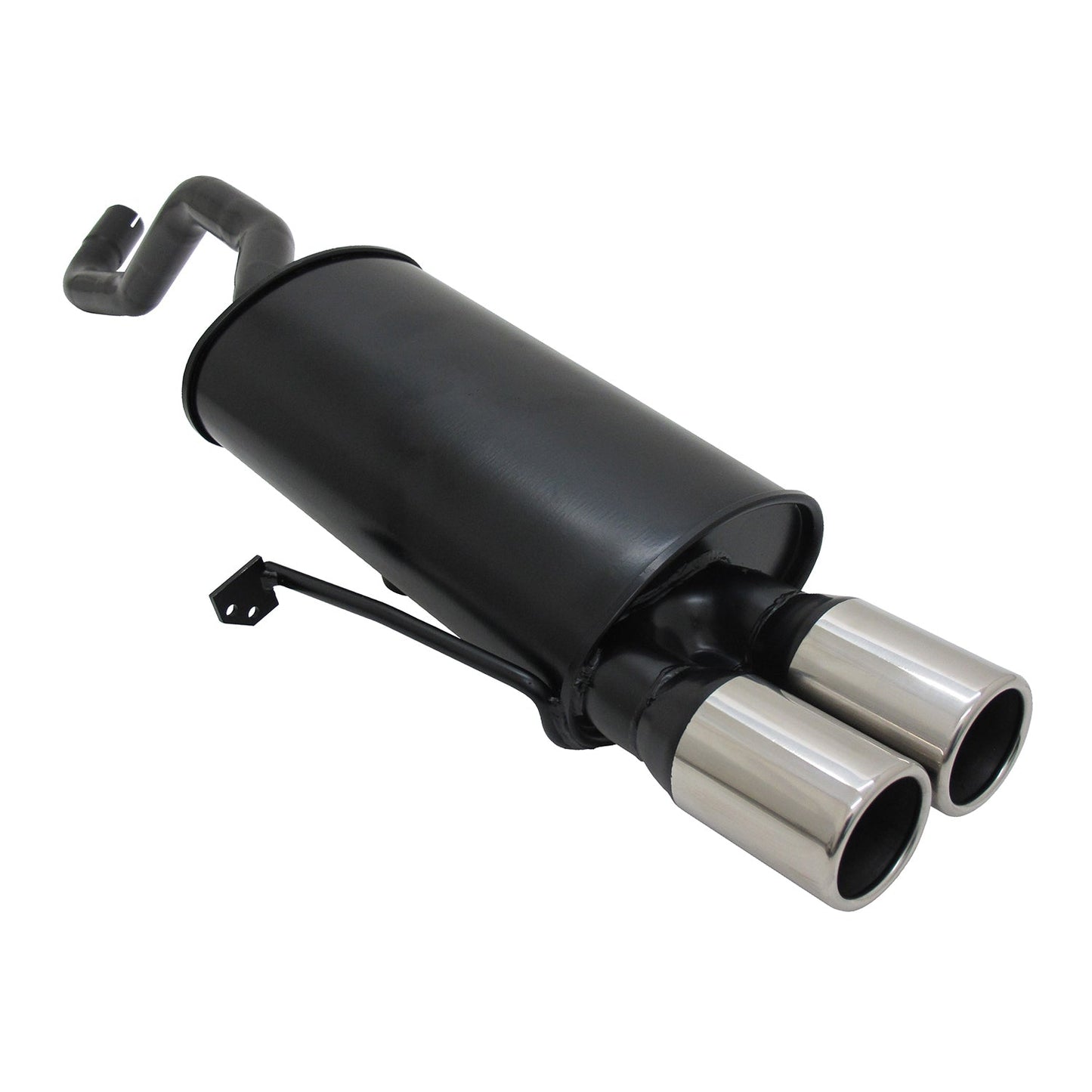 Novus Sportauspuff für Renault Clio 3 2x76mm Endschalldämpfer mit ABE