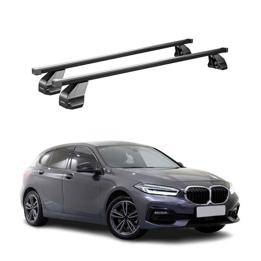 Menabo Dachträger Grundtäger für BMW 1er F40 2019-2024 75kg Stahl Schwarz 2 tlg