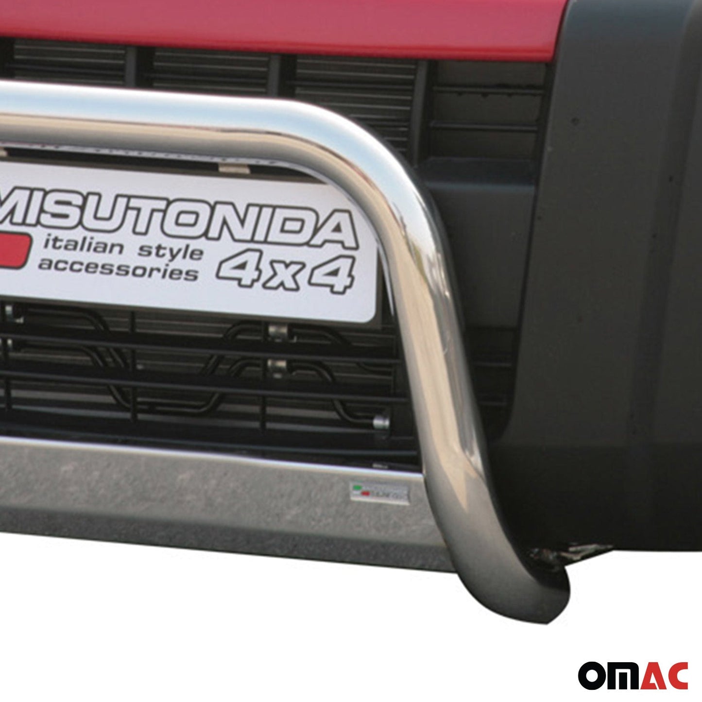 Bară de protecție/buton față pentru Peugeot Bipper 2008-2016, ø63mm, oțel, argintiu