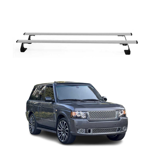 Dachträger Grundtäger für Land Rover Range Rover L322 2001-2012 75kg Silber 2x