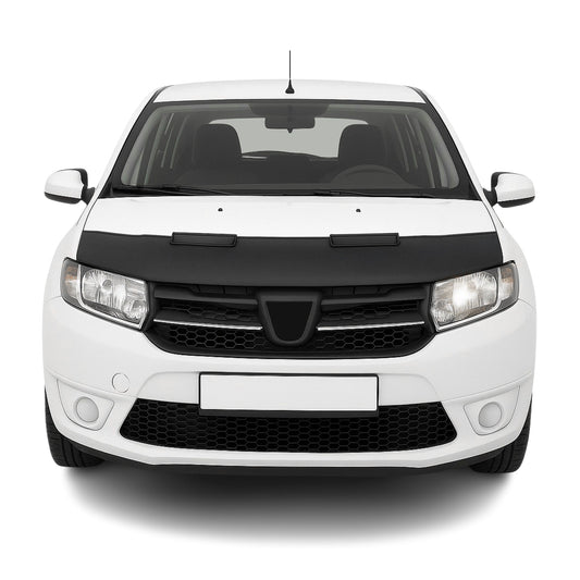 Haubenbra Steinschlagschutz Bonnet Bra für Dacia Sandero 2008-2012 Schwarz Halb