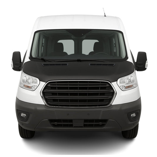 Protecție capotă anti-ciobituri pentru Ford Transit Tourneo Custom 2013-18, aspect carbon