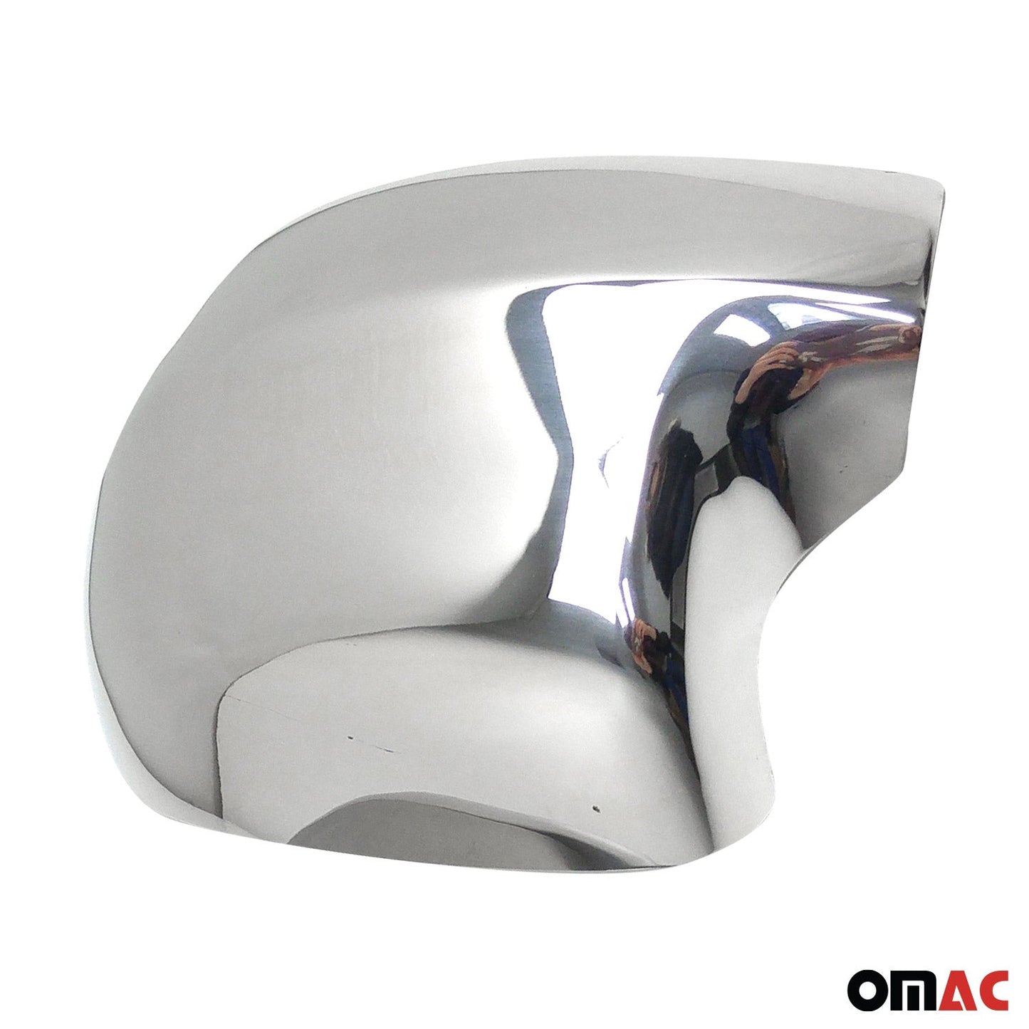 Spiegelkappen Spiegelabdeckung für Renault Thalia Symbol Edelstahl Silber 2tlg