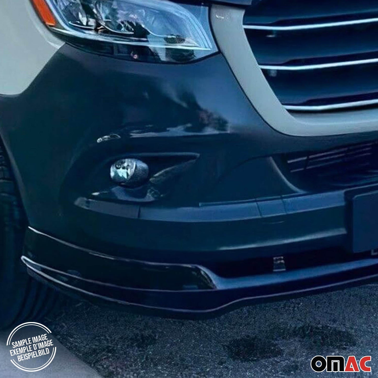 Frontspoiler Lippe Stoßstange Splitter für VW Crafter 2006-2012 ABS Schwarz 1tlg