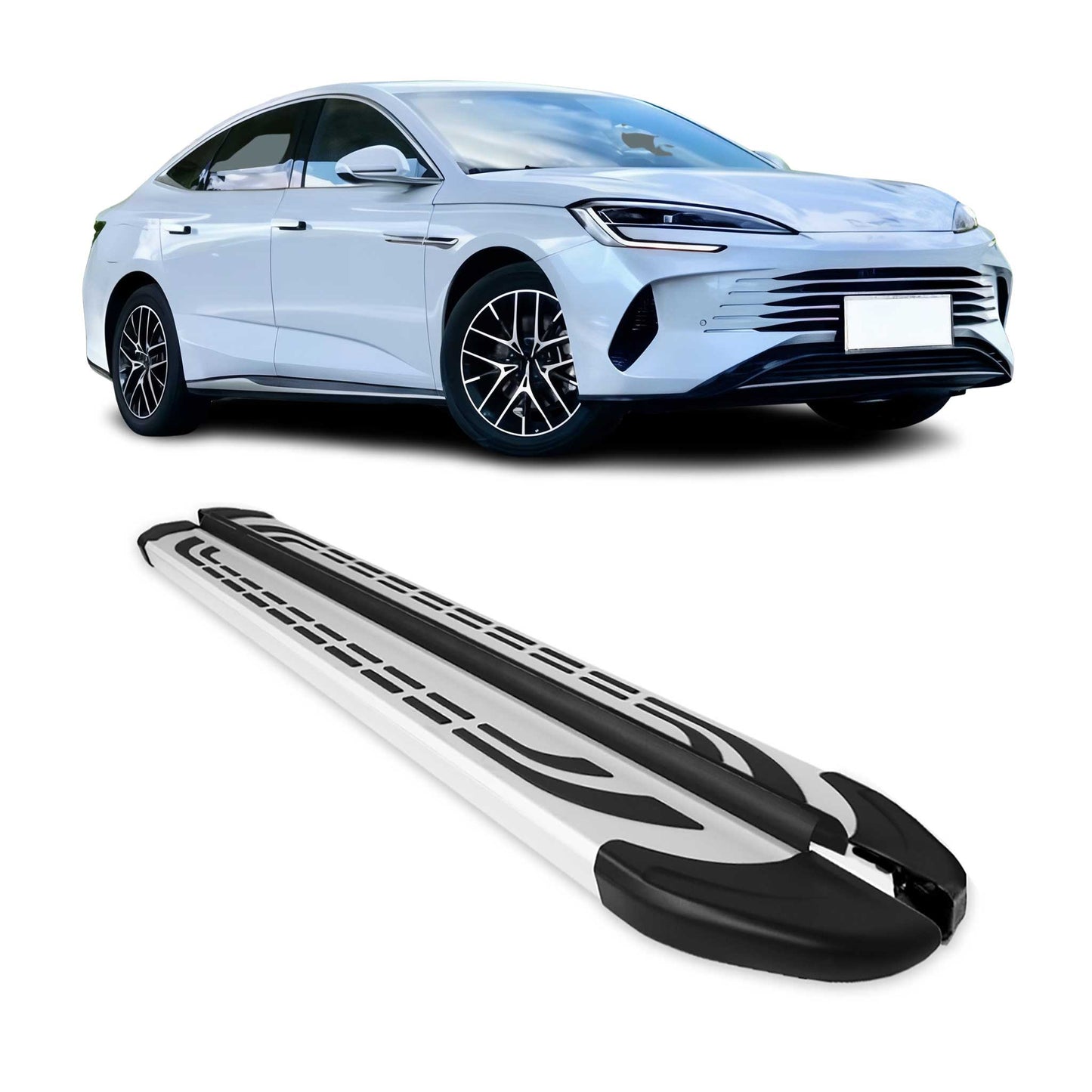 2023-2025 BYD Seal Trittbretter Seitenschweller Seitenbretter Silber Aluminium