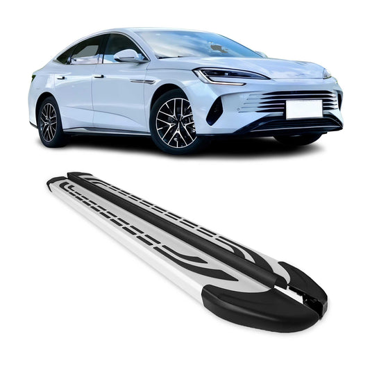 Praguri laterale BYD Seal 2023-2025, aluminiu argintiu