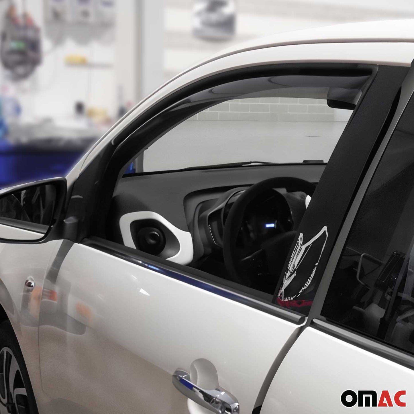 Windabweiser Regenabweiser für Toyota Aygo 2014-2024 5tür Dunkel Acryl 2tlg