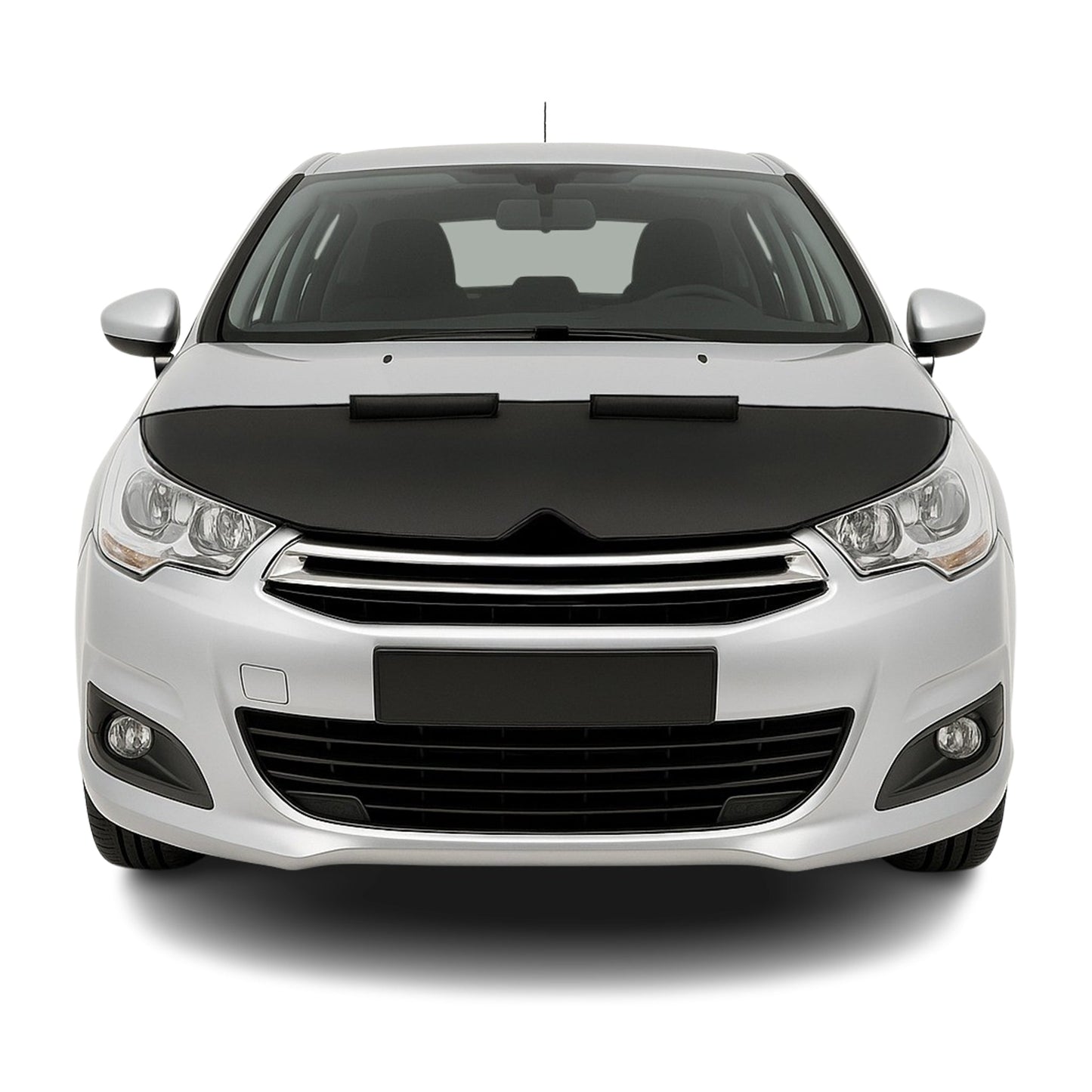 Protecție capotă anti-ciobire pentru Citroen C4 2005-2010, jumătate neagră