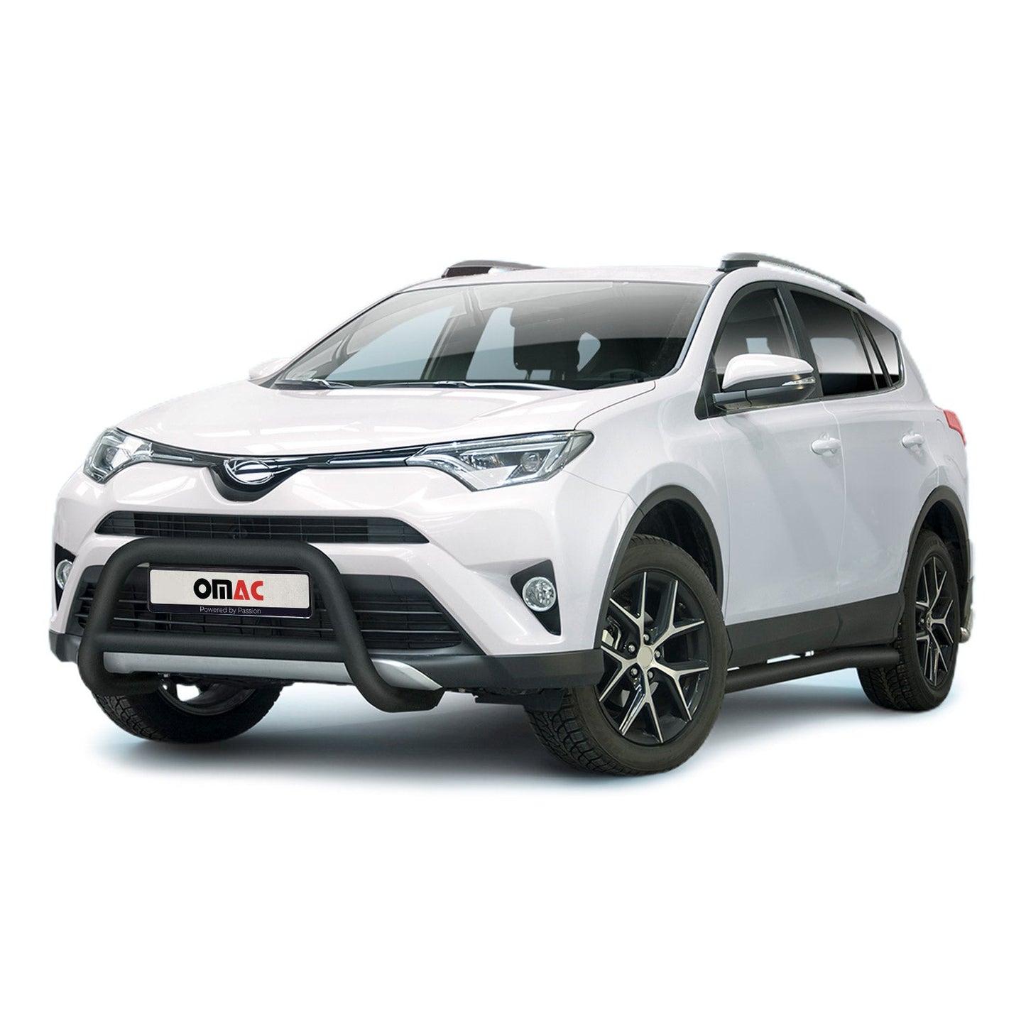 Bară de protecție față pentru Toyota RAV4 2016-2025, omologată ABE, oțel, neagră
