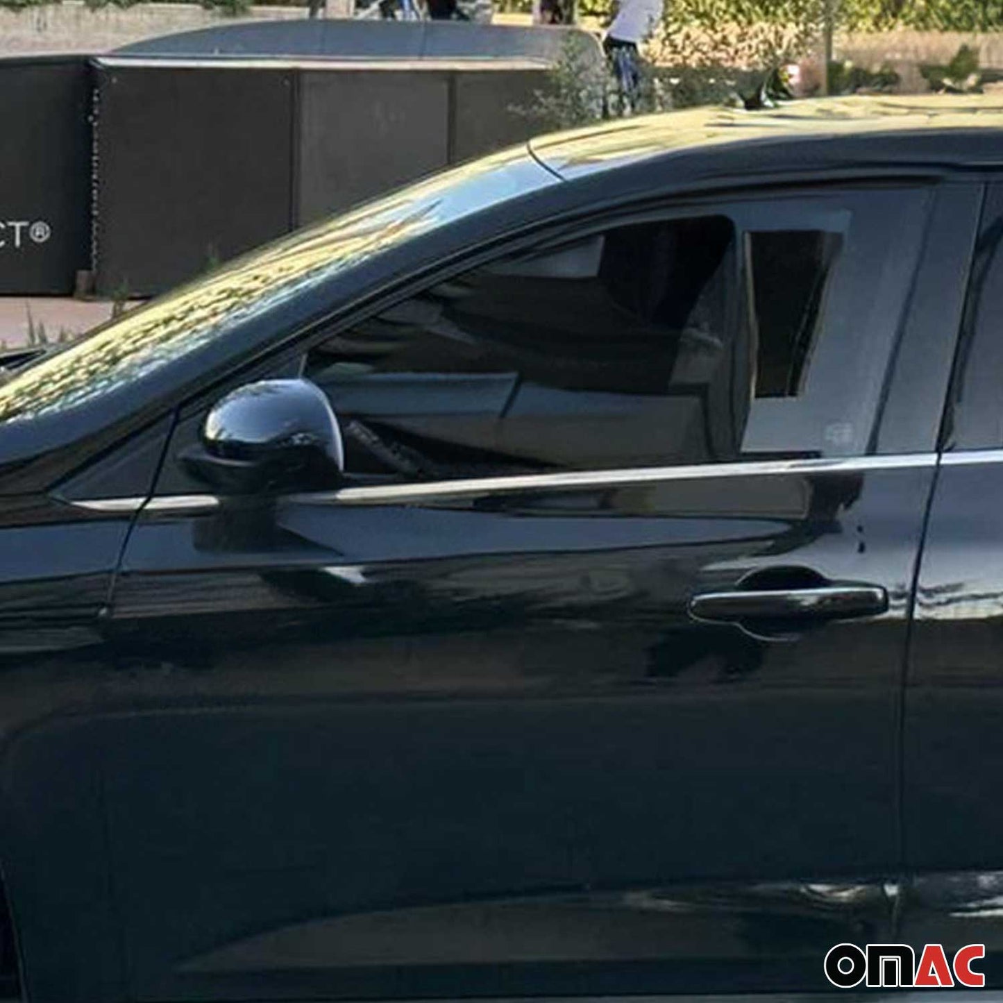 Benzi decorative pentru geamuri pentru Renault Megane 2016-2020 hatchback, cromate, 6 bucăți