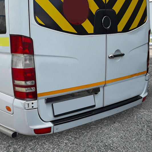 Ladekantenschutz für Mercedes Sprinter 2006-2018 Stoßstange Glanz Schwarz ABS