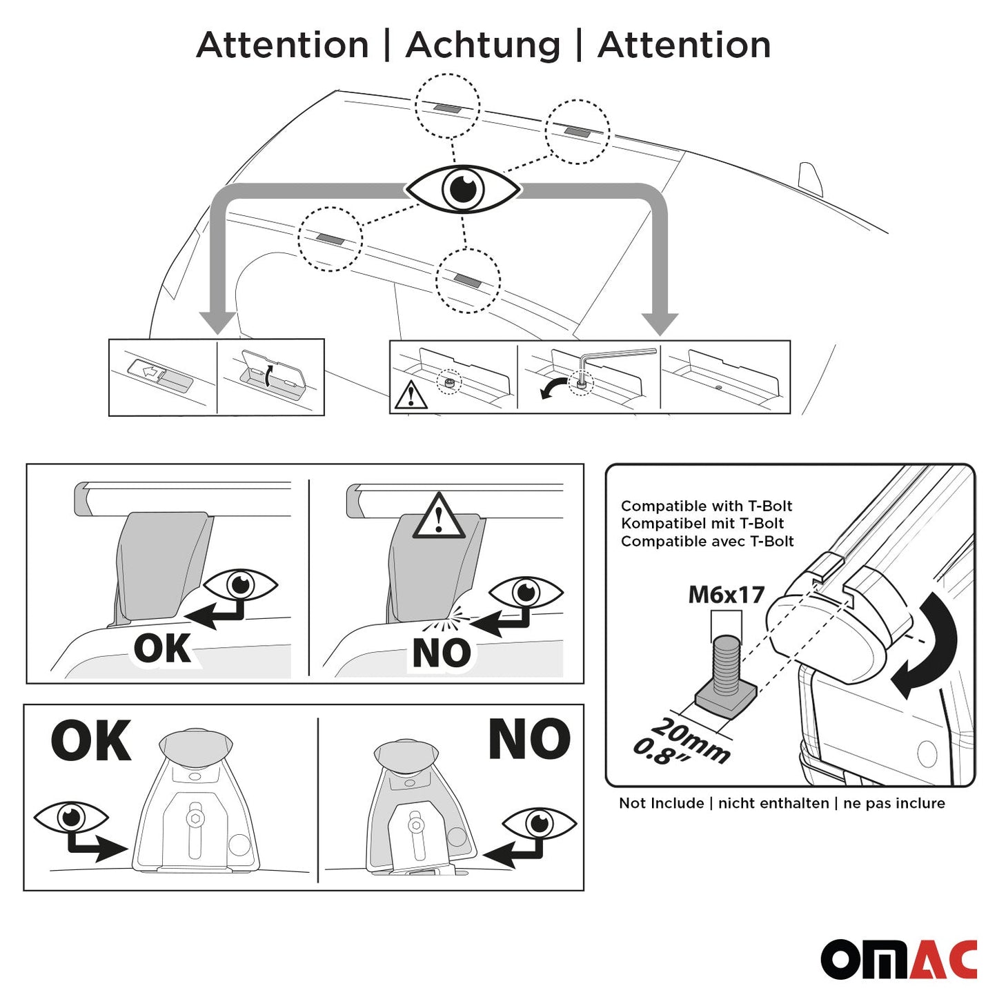 Menabo Dachträger Grundtäger für Citroen Berlingo 2018-2025 75kg Alu Silber 2x