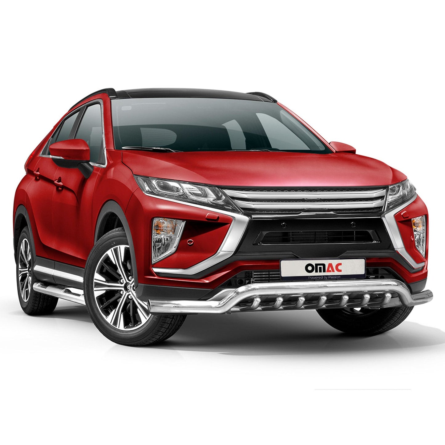 Frontschutzbügel Frontbügel für Mitsubishi Eclipse Cross 2017-2022 ABE Silber