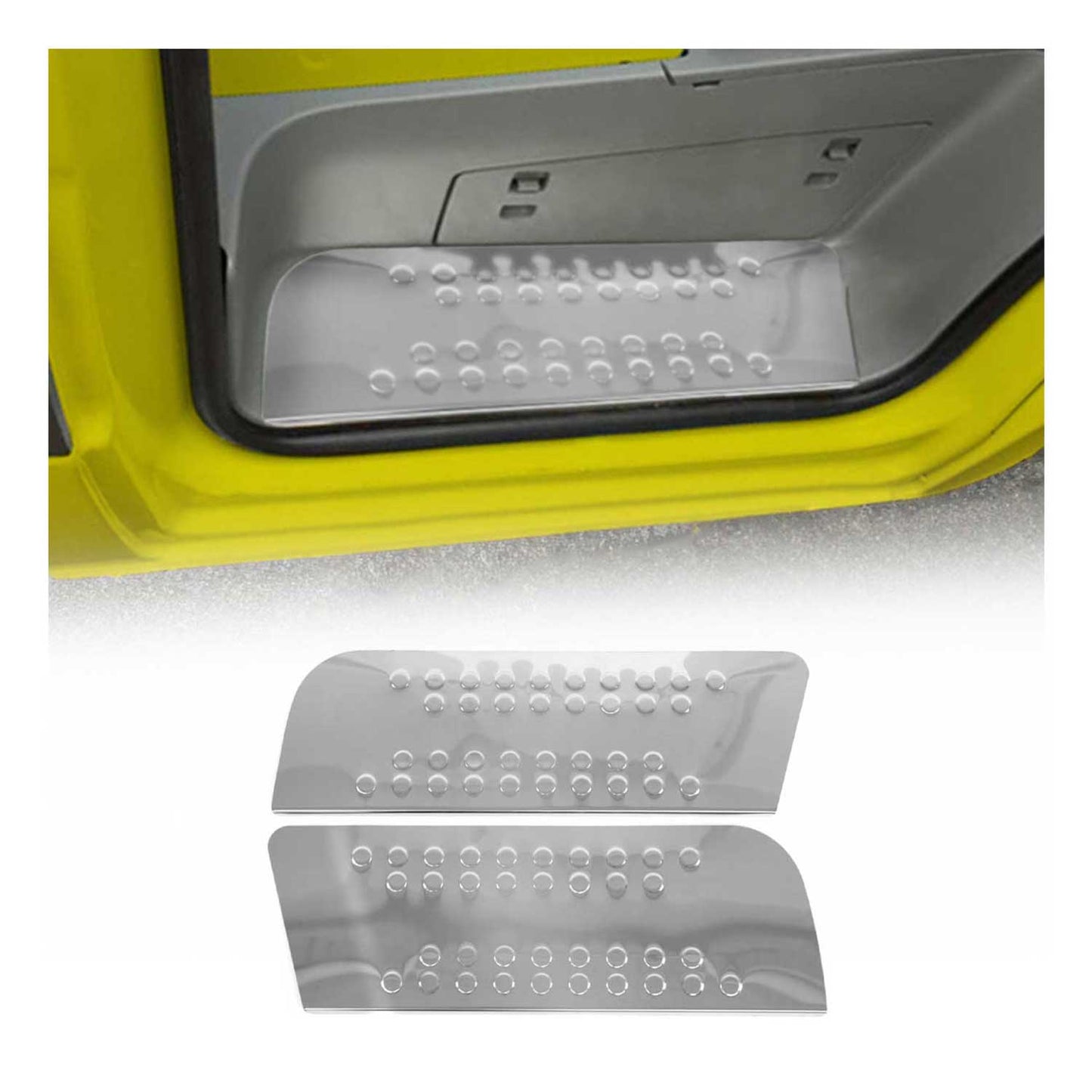 Protecții prag ușă din oțel inoxidabil pentru Mercedes Sprinter W906 2006-2018 (2x)