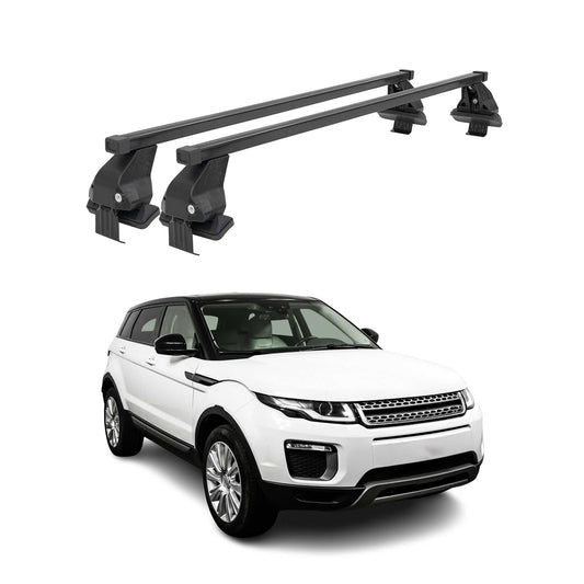 Menabo Dachträger für Land Rover Range Rover Evoque L538 2011-2018 Stahl Schwarz