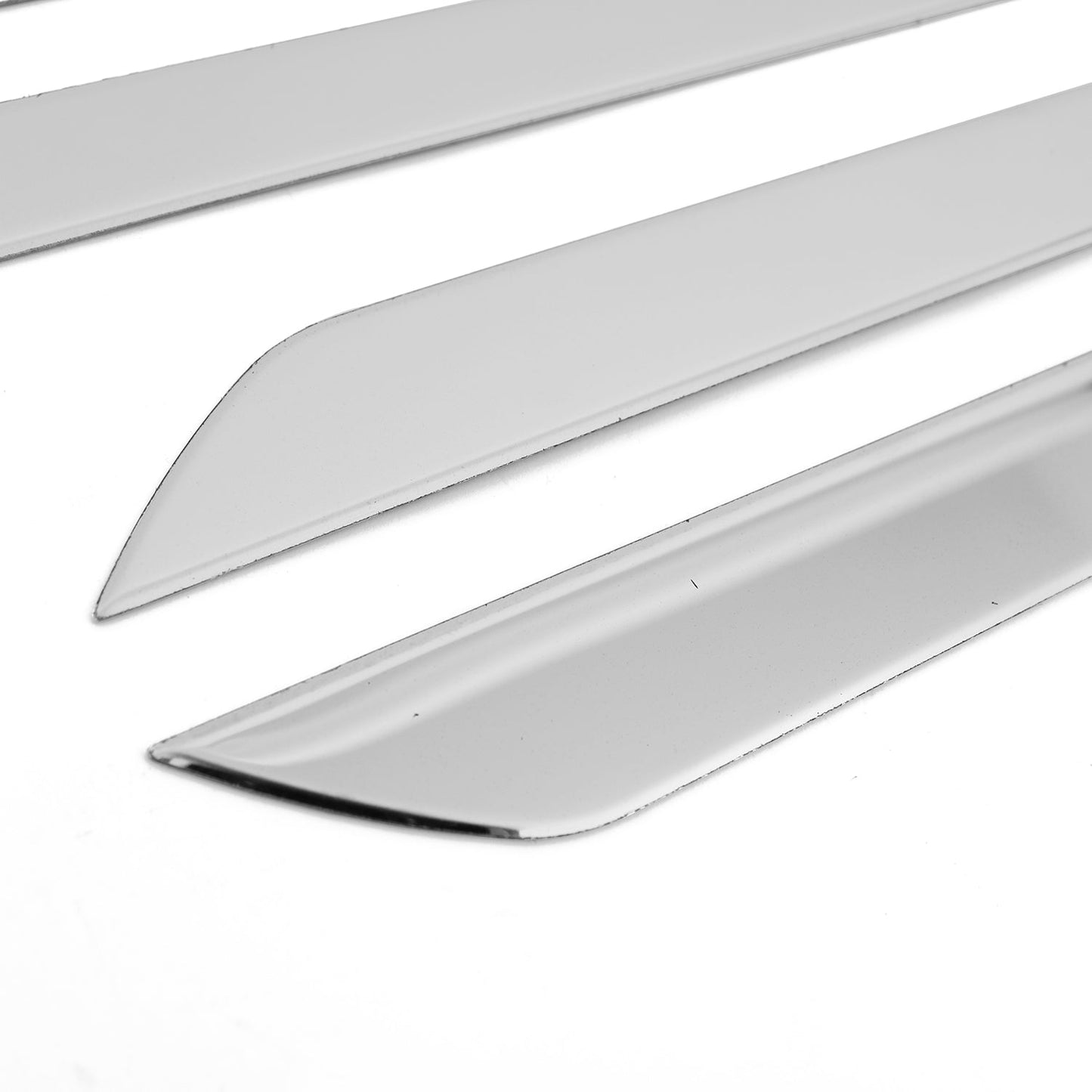 Listwy ozdobne drzwi bocznych do Renault Clio 5 FL 2023-2025, stal nierdzewna chromowana