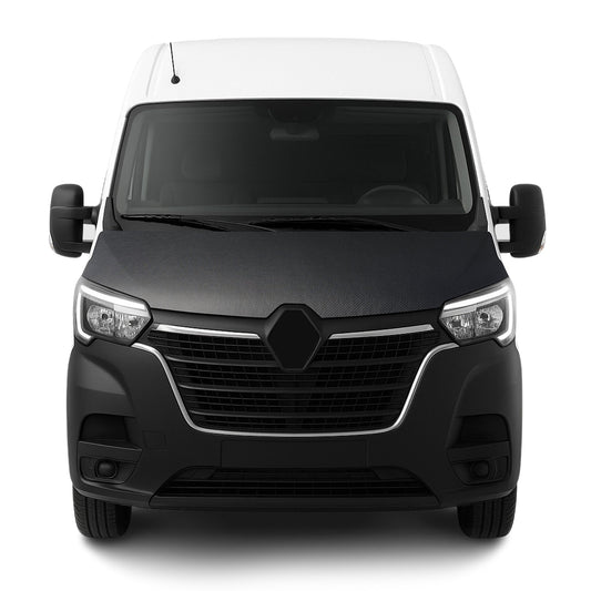 Haubenbra Bonnet Bra Steinschlagschutz für Renault Master 2019-2025 Carbon Optik