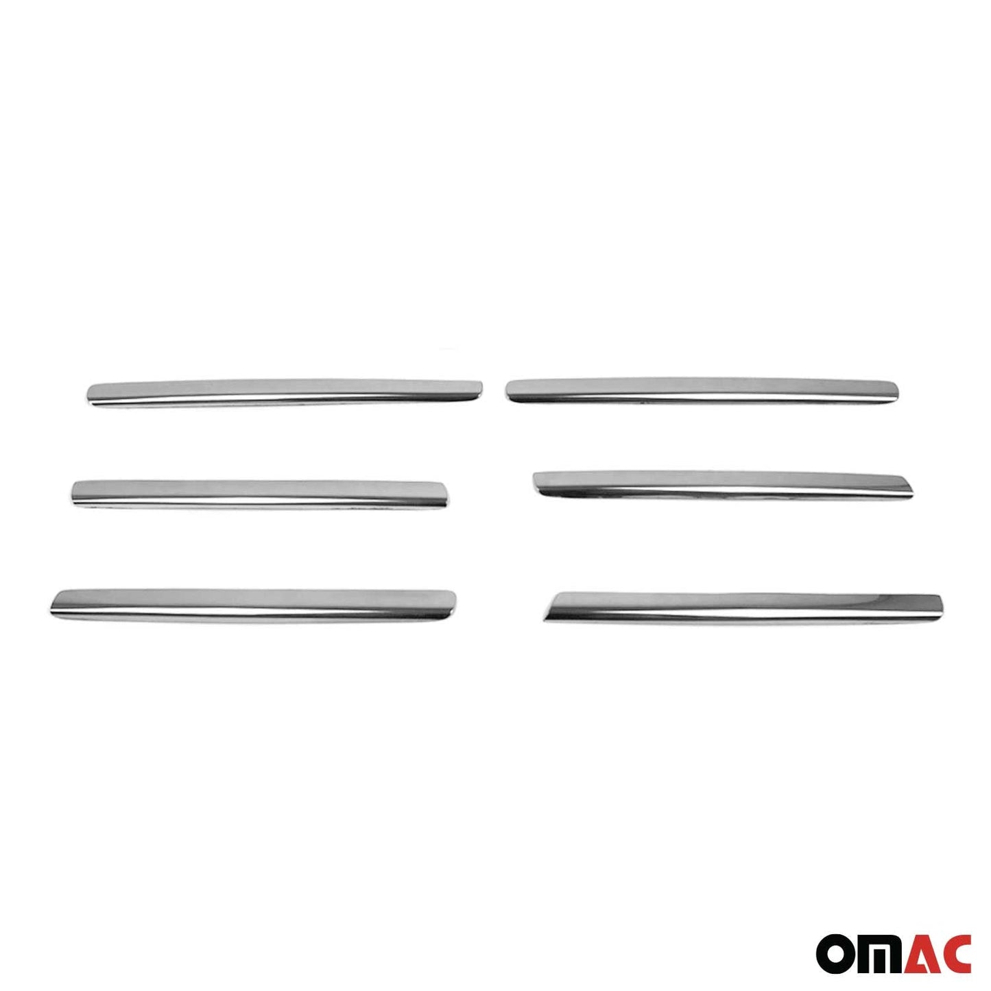 Kühlergrill Leisten Grillleisten für Audi A3 8L 1996-2000 Edelstahl Silber 6tlg