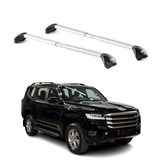 Portbagaj de plafon pentru Toyota Land Cruiser J250 2023-2025 100kg aluminiu ABE gri