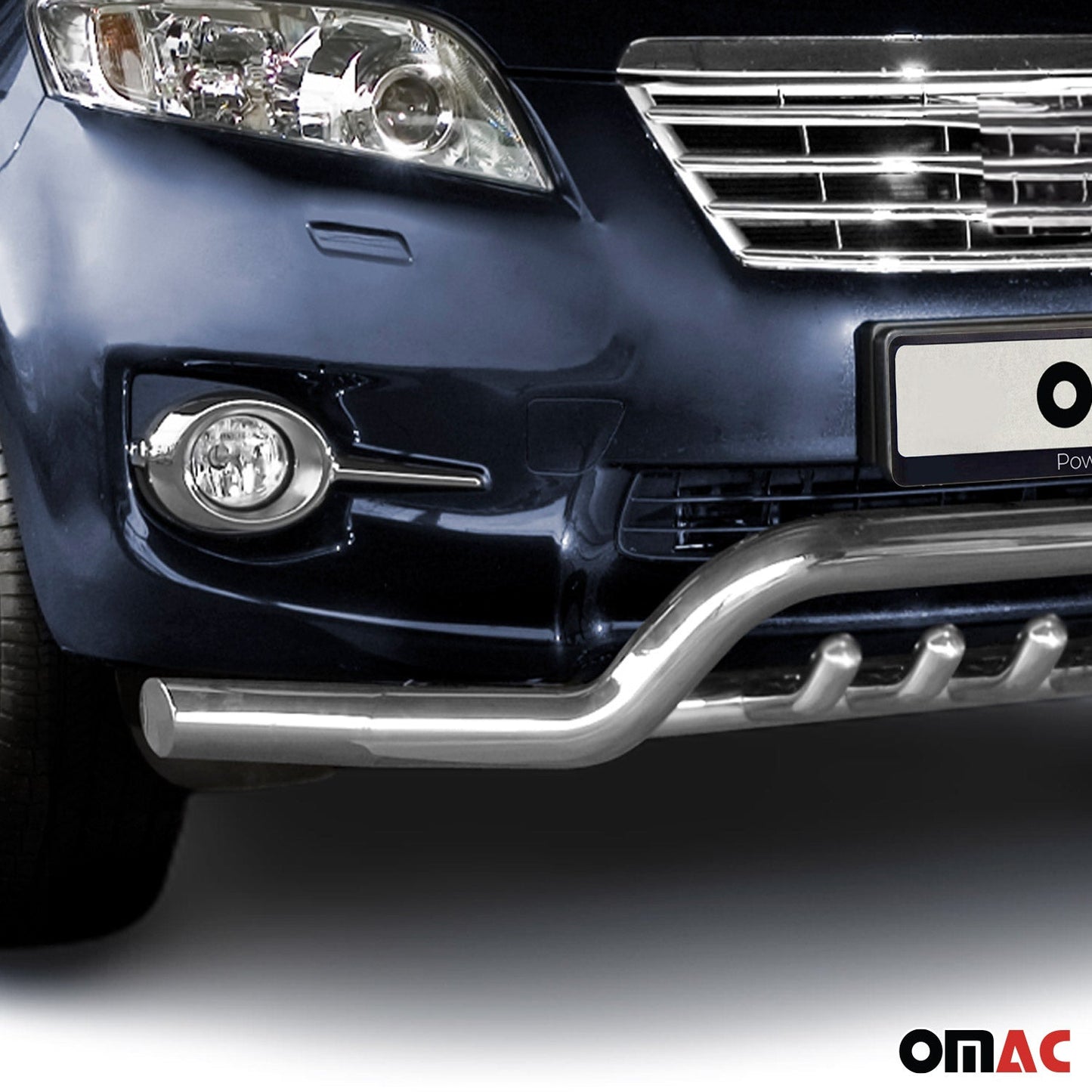 Frontschutzbügel Frontbügel für Toyota RAV4 2010-2013 mit ABE Stahl Silber