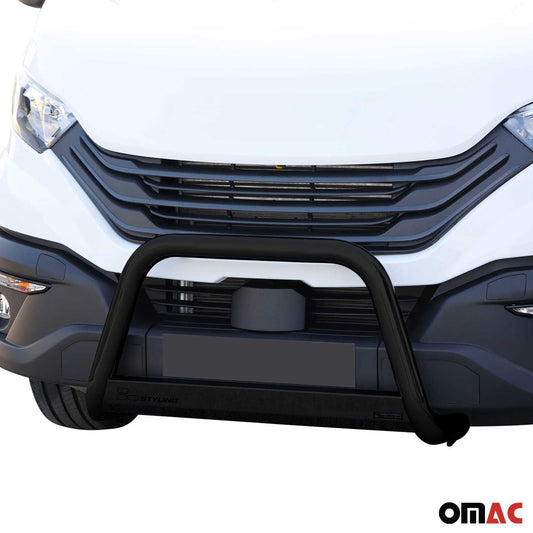 Bară de protecție/buton față pentru Iveco Daily din 2025 încoace, ø63mm, oțel, neagră, protecție