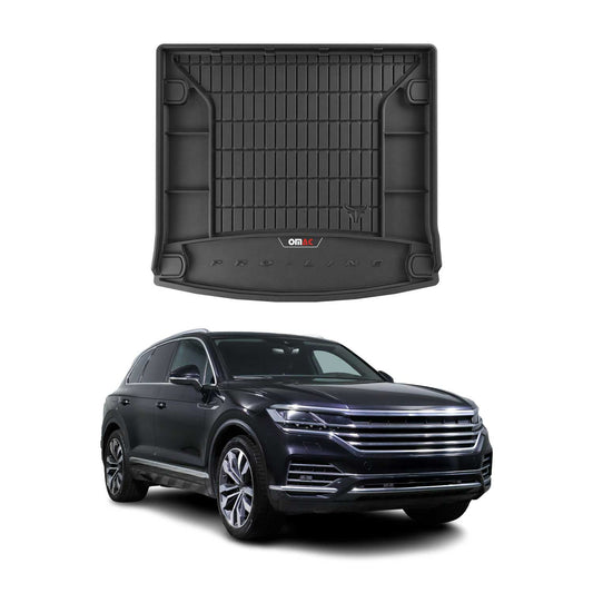 OMAC Gummi Kofferraumwanne für VW Touareg 2018-2025 TPE Laderaumwanne Schwarz