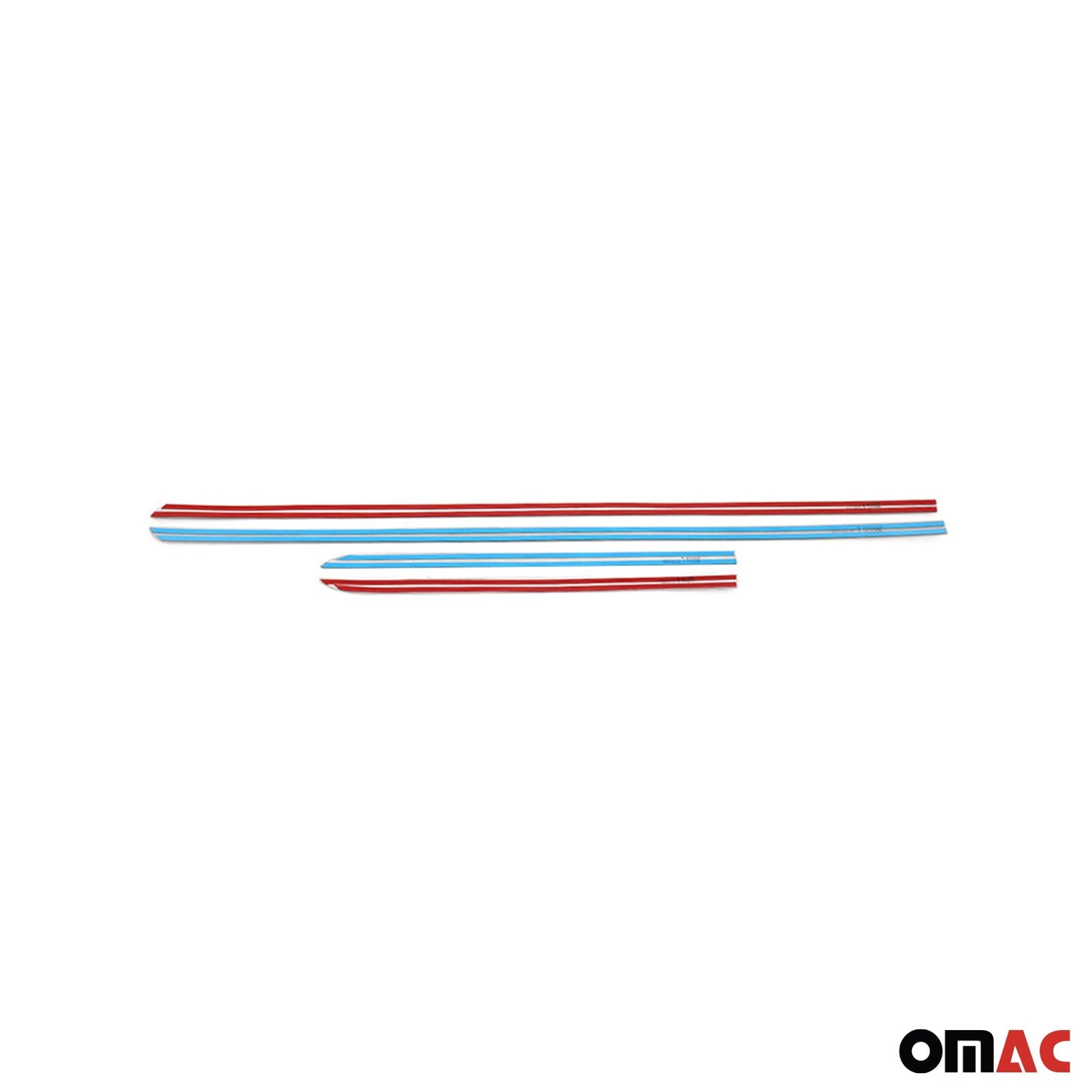 Seitentürleiste Türleiste Türschutz für Ford Tourneo Courier 2023-2025 Edelstahl