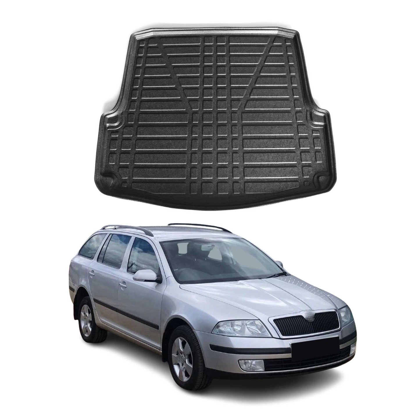 Protecție portbagaj/căptușeală marfă pentru Skoda Octavia 2004-2013, cauciuc TPE, negru