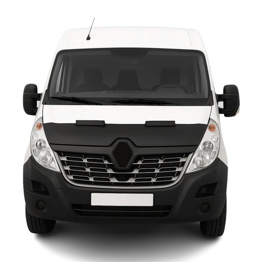 Haubenbra Steinschlagschutz Bonnet Bra für Renault Master 2014-2020 Schwarz Halb