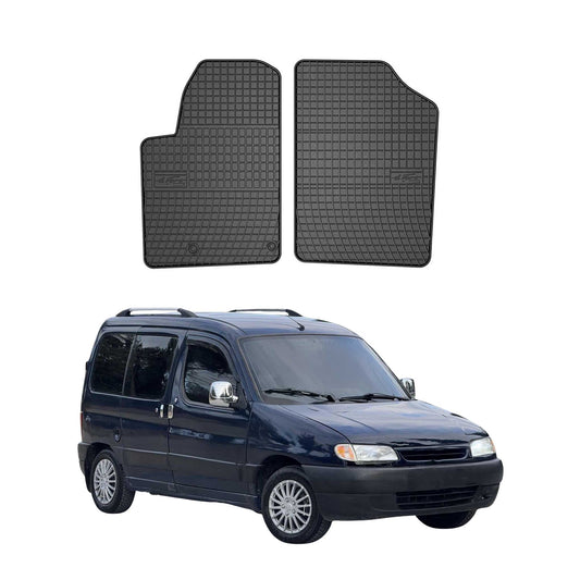 OMAC Gummi Fußmatten für Citroen Berlingo 1996-2011 Automatten TPE Schwarz 2x