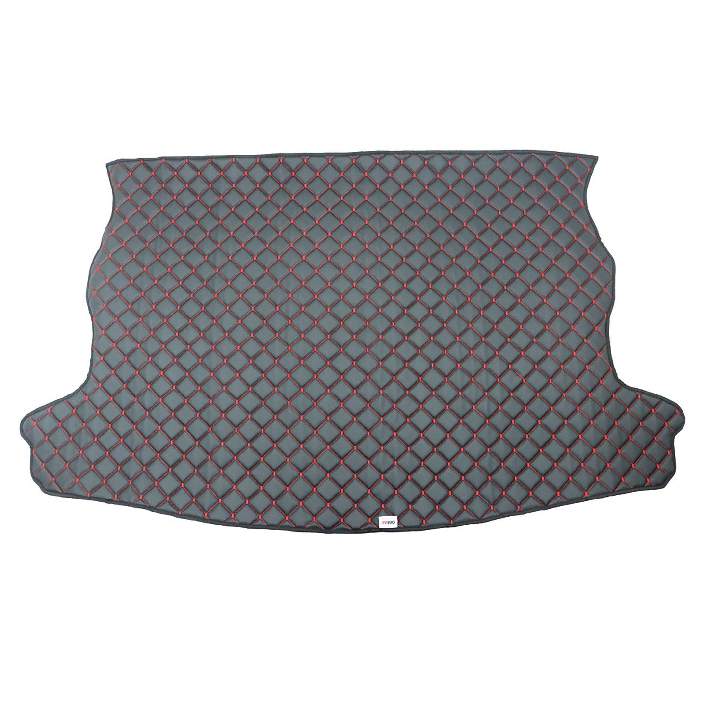 Covoraș portbagaj/tapițerie, piele ecologică, pentru BMW X5 E70 2006-2013, negru/roșu