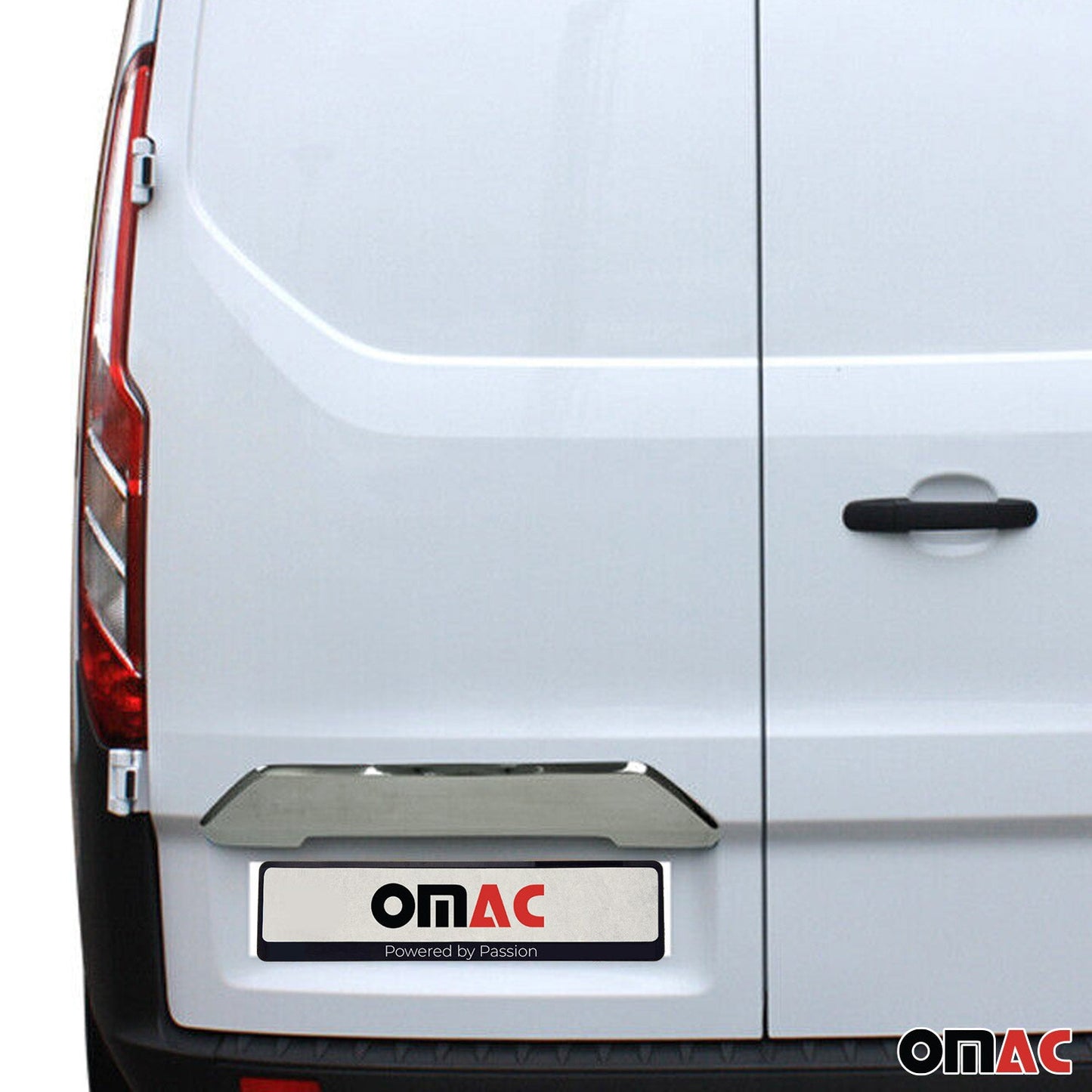 Bandă decorativă portbagaj, bandă decorativă spate pentru Ford Transit Custom 2014-2024, oțel inoxidabil cromat