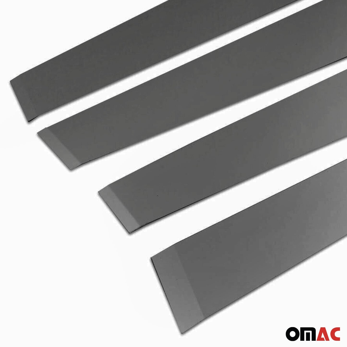 B-Säule C-Säule Türsäulen Verkleidung für Toyota C-HR 2016-2025 Chrom Dunkel 4x