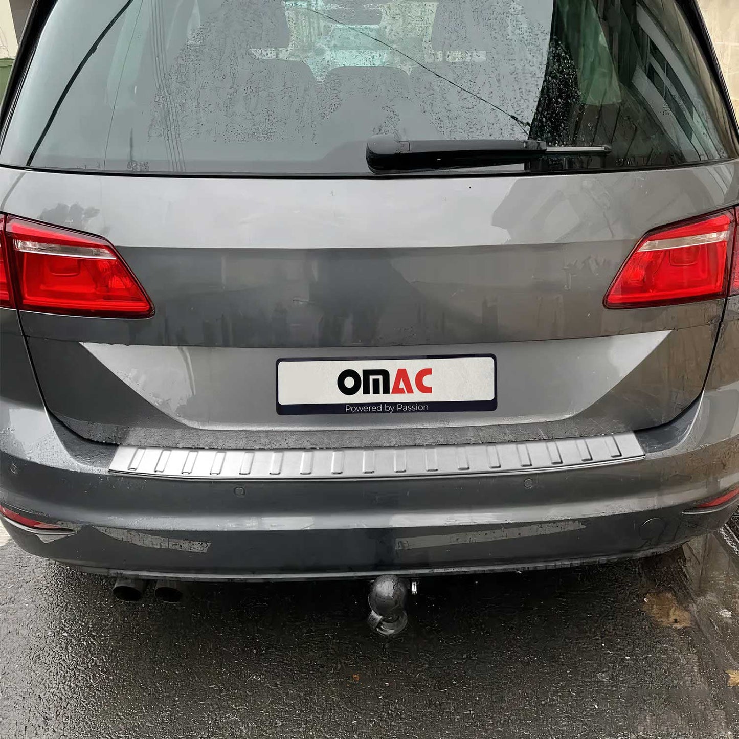 Für VW Golf VII Sportsvan 2013-2023 Chrom Ladekantenschutz Abkantung Edelstahl