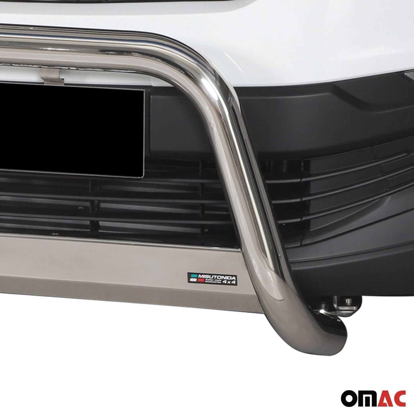 Bară de protecție/buton față pentru Fiat Talento 2016-2021, ø63mm, oțel, argintiu, protecție