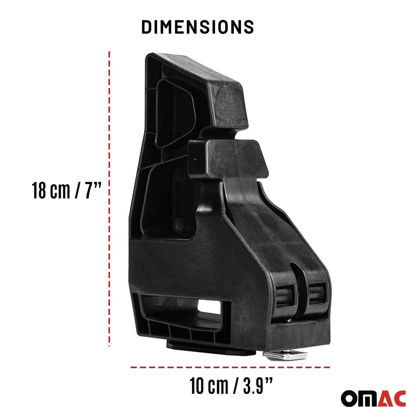 Ladungsbegrenzer Lastanschläge Load Stopper für Dachträger Einstellbar 2 tlg
