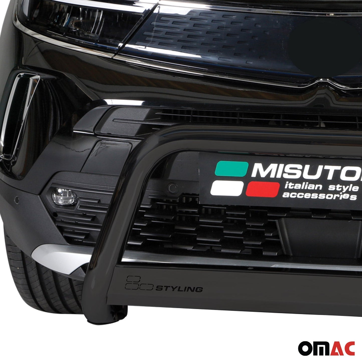 Frontbügel Frontschutzbügel für Opel Mokka 2021-2025 ø63mm Stahl Schwarz Schutz