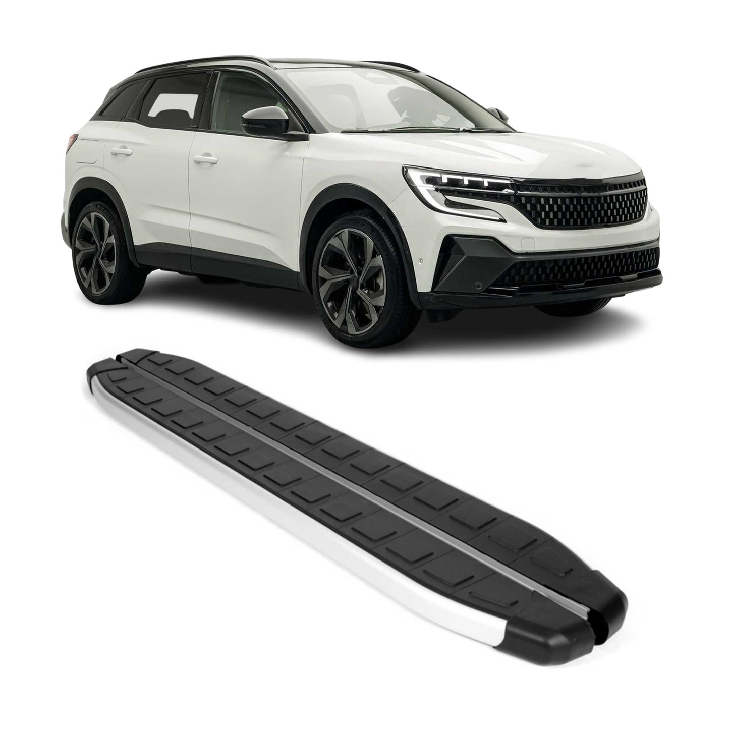 Praguri, praguri laterale și basculante pentru Renault Austral 2022-2025, aluminiu, 2x