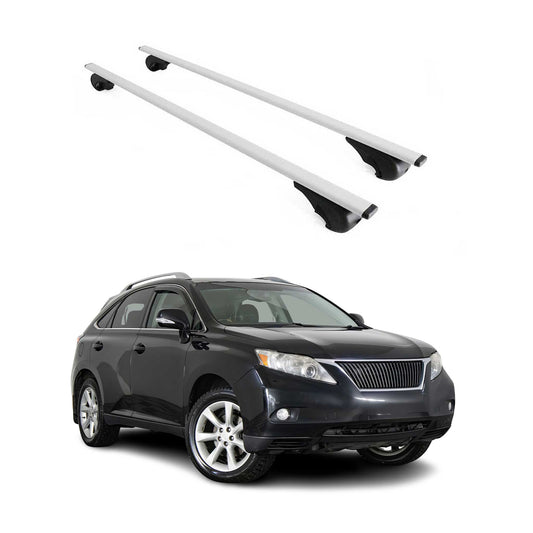 Dachträger Grundtäger für Lexus RX 2003-2015 75kg Metall Silber 2 tlg