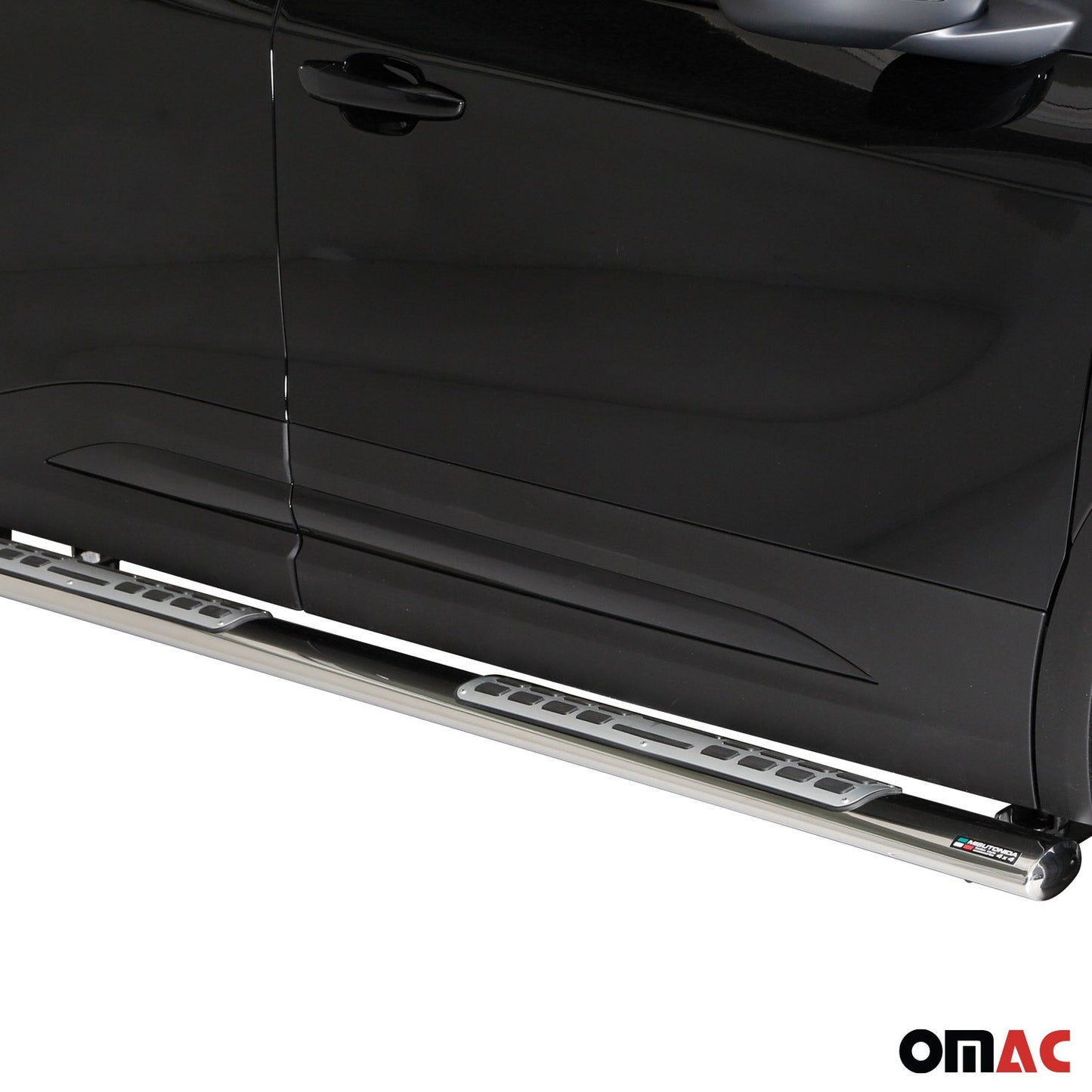 Edelstahl Seitenschweller Schwellerrohre für Opel Mokka 2021-2025 Silber