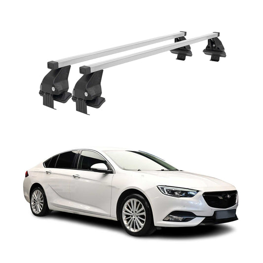 Menabo Dachträger für Opel Insignia Grand Sport 2017-2022 50kg Stahl Silber 2x