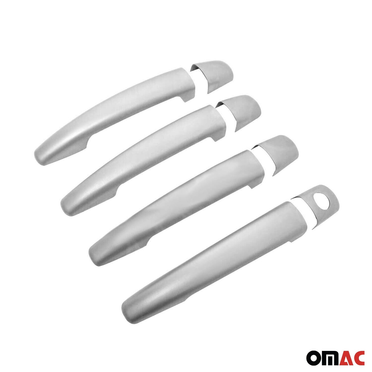 2012-2019 Peugeot 208 4Tür Türgriff Blende Türgriffkappen Edelstahl Matt 8x