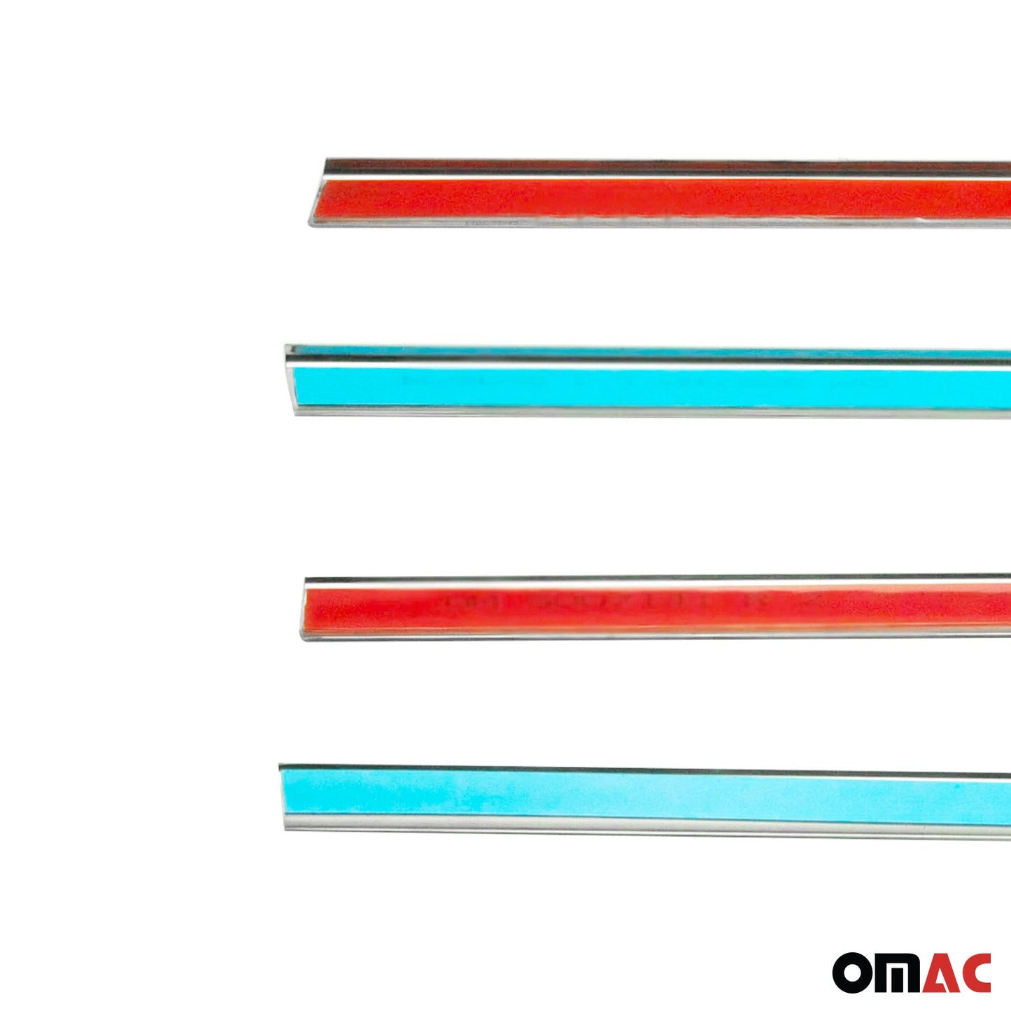 Fensterleisten Zierleisten für Nissan Qashqai J10 2006-2014 Edelstahl Chrom 4tlg