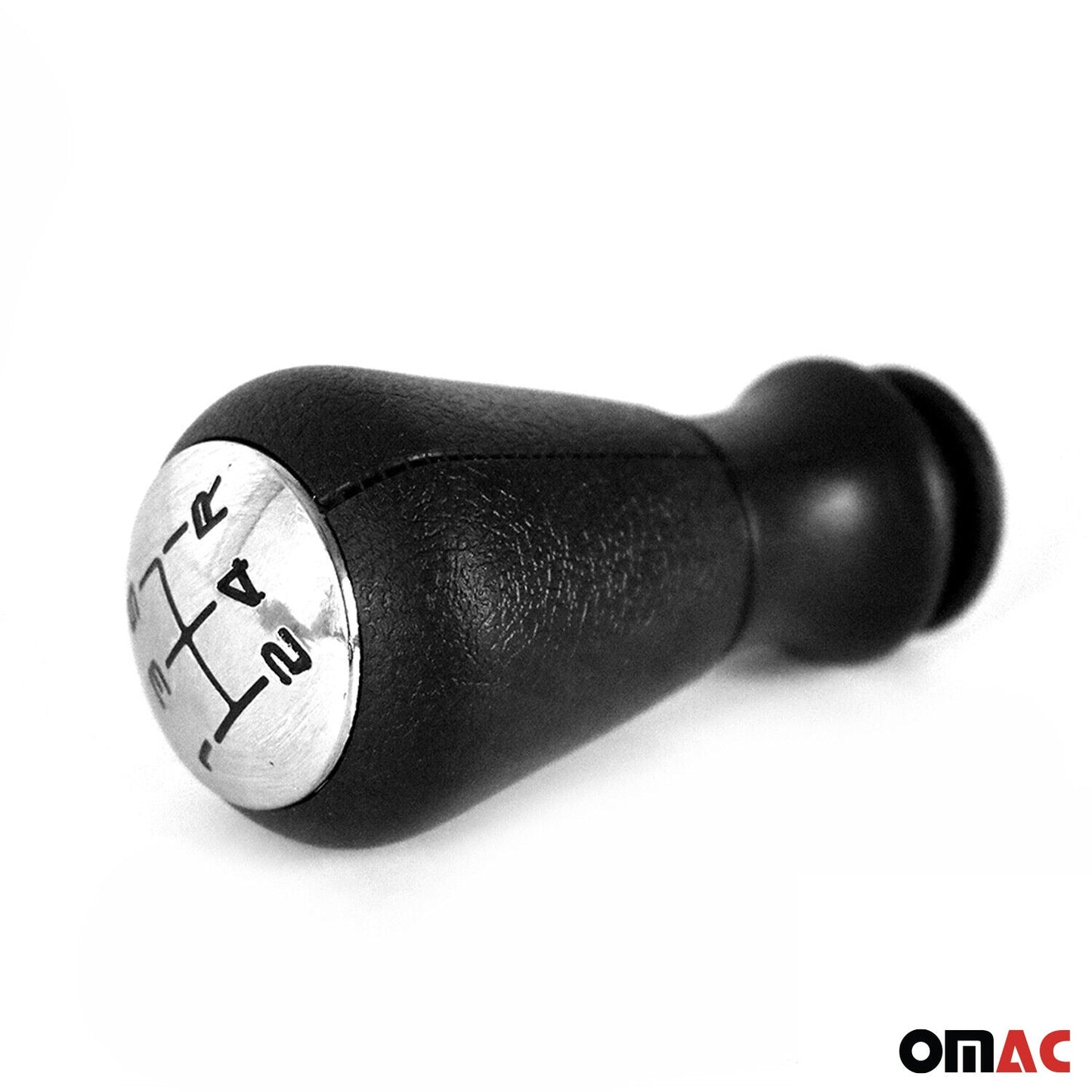 Maneta schimbătorului de viteze pentru Peugeot 206 1998-2013 cu 5 trepte, piele ecologică, neagră